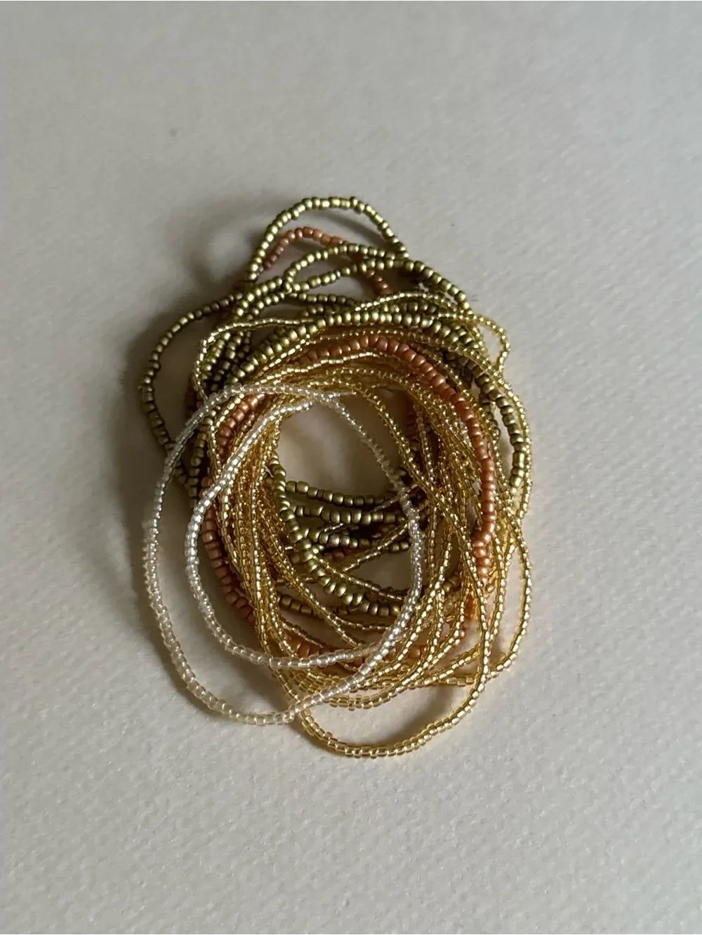 Boho beaded bracelet #2688